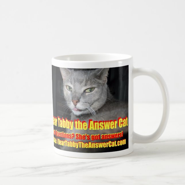 Caneca De Café Caro Gato malhado (Direita)