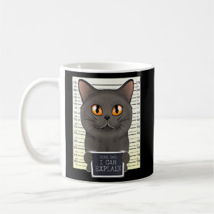 Caneca De Café Caro Pai Posso Explicar Que Gato De Ar Curto Britâ