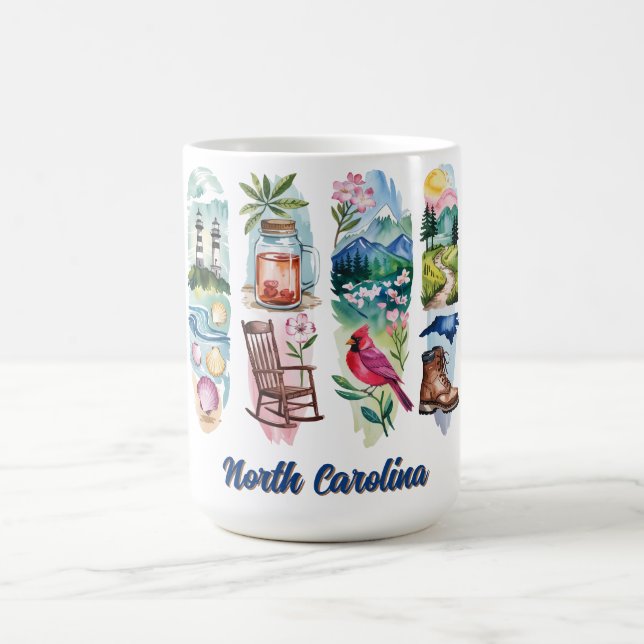 Caneca De Café Carolina do Norte Cênica  (Centro)