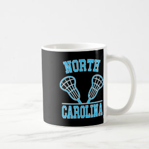 Caneca De Café Carolina do Norte Lacrosse Vintage Nc Lax Weathere