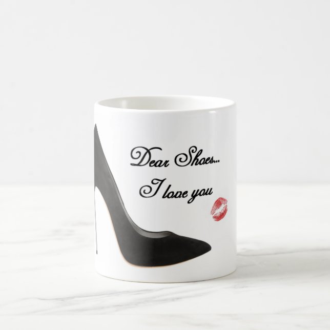 Caneca De Café Caros Calçados… eu te amo (Centro)