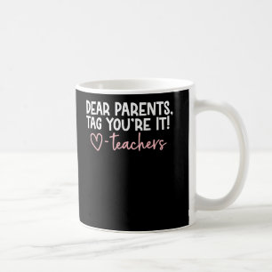 Caneca De Café Caros Pais Te Dizem Que Ele Ama No Dia Passado Da