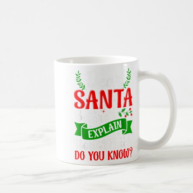Caneca De Café Caros Papais noeis Antes De Explicar Quanto Vocês  (Direita)