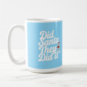 Caneca De Café Caros Papais noeis, eles fizeram Design de Arte Di