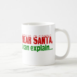 Caneca De Café Caros Papais noeis, Eu Posso Explicar
