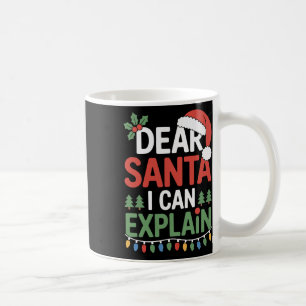 Caneca De Café Caros Papais noeis, Eu Posso Explicar Feriado De L
