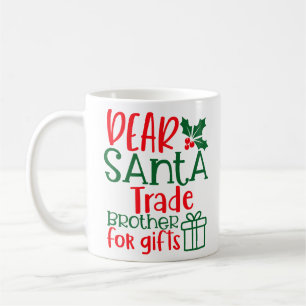 Caneca De Café Caros Papais noeis, mano comercial de presente