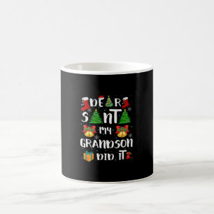 Caneca De Café Caros Papais noeis, Meu Avô Fez No Natal