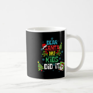 Caneca De Café Caros Papais noeis Meus Filhos Fizeram Xmas Famíli