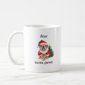 Caneca De Café Caros Papais noeis Paws