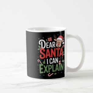 Caneca De Café Caros Papais noeis Posso Explicar Às Crianças Féri