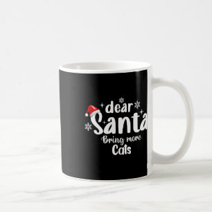 Caneca De Café Caros Papais noeis Trazem Mais Gatos Feliz Natal
