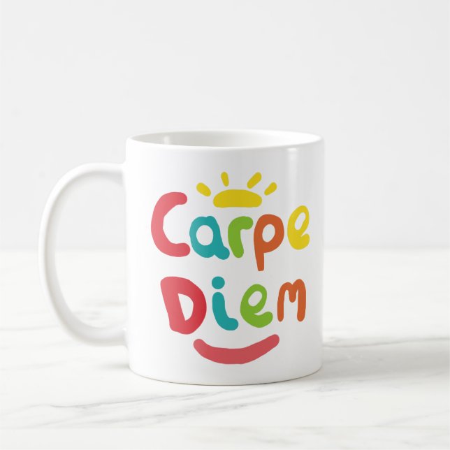 Caneca De Café Carpe Diem (Esquerda)