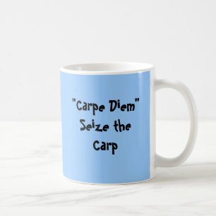 Caneca De Café "Carpe Diem " apreende a carpa