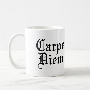 Caneca De Café Carpe Diem - Aproveite o dia - Frase latina