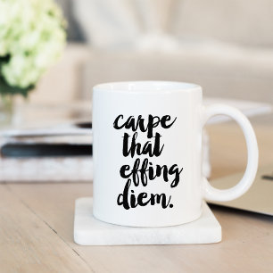 Caneca De Café Carpe Que Effin Cita Mug