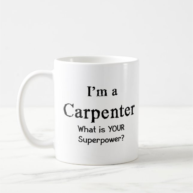 Caneca De Café Carpinteiro (Esquerda)