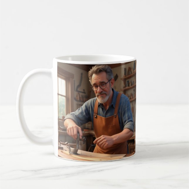 Caneca De Café Carpinteiro/Woodworker (Esquerda)