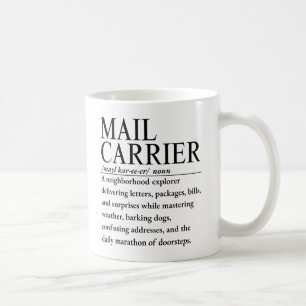 Caneca De Café Carregador de Correspondência