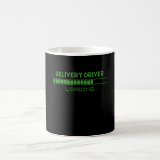Caneca De Café Carregamento de Driver de Entrega