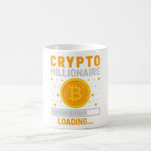 Caneca De Café Carregamento do Crypto Millionaire