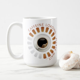 Caneca De Café Carregando cafeína