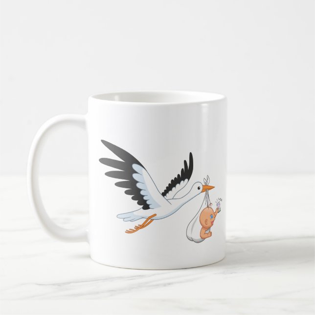 Caneca De Café Carregando de Tempestade um Bebê Tomando Café Prim (Esquerda)