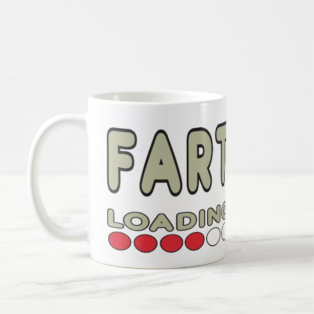 Caneca De Café Carregando Peido (Esquerda)