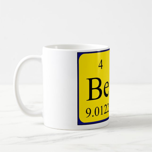 Caneca De Café Carregar o nome da mesa periódica (Esquerda)