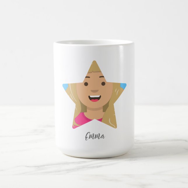 Caneca De Café Carregue seu Superstar, Forma Estrela (Centro)