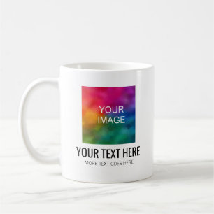 Caneca De Café Carregue sua própria foto ou logotipo Adicionar Co