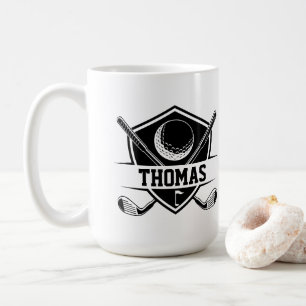 Caneca De Café Carrinho de Golfe Personalizado