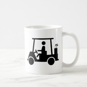 Caneca De Café Carrinho do golfe