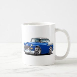 Caneca De Café Carro 1955 Azul-Branco de Chevy Belair