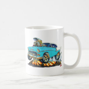 Caneca De Café Carro 1955 de turquesa de Chevy Belair