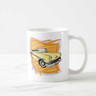 Caneca De Café Carro 1957 do músculo de Pontiac do vintage