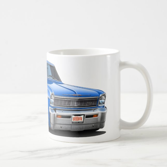 Caneca De Café Carro 1966-67 do azul da nova (Direita)