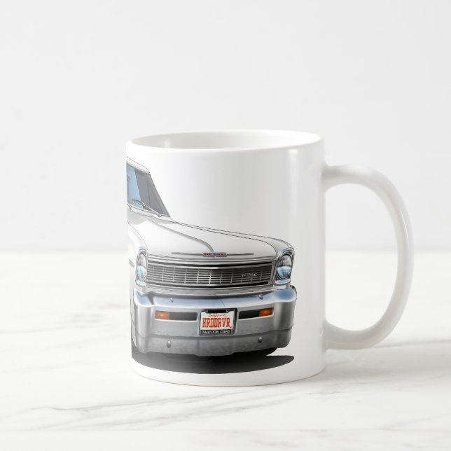 Caneca De Café Carro 1966-67 do branco da nova (Direita)