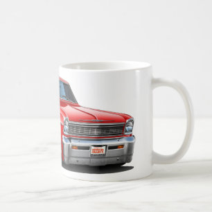 Caneca De Café Carro 1966-67 do vermelho da nova