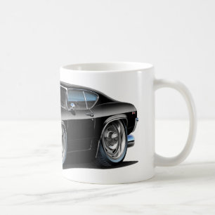 Caneca De Café Carro 1968-69 preto de Chevelle