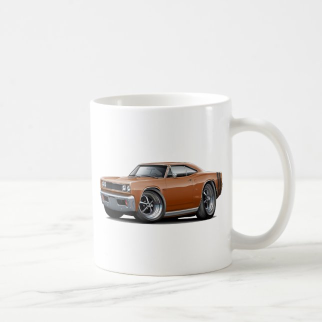 Caneca De Café Carro 1968 Brown-Preto do RT do Coronet (Direita)