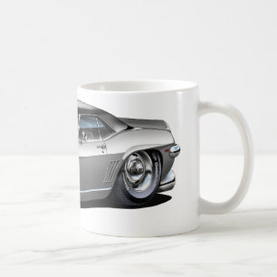 Caneca De Café Carro 1969 Cinzento-Preto de Camaro