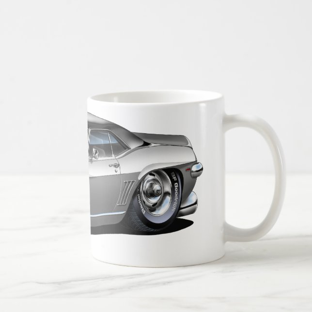 Caneca De Café Carro 1969 Cinzento-Preto de Camaro (Direita)
