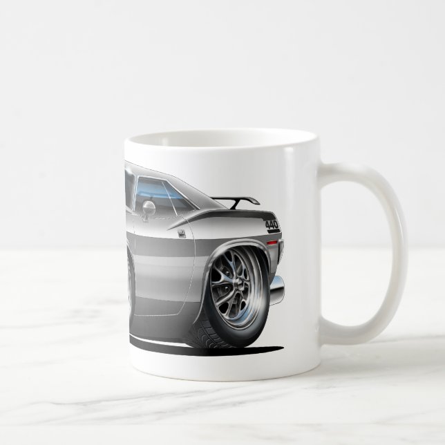 Caneca De Café Carro 1970 do cinza de Plymouth Cuda (Direita)