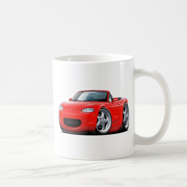 Caneca De Café Carro 1999-05 do vermelho de Miata (Direita)