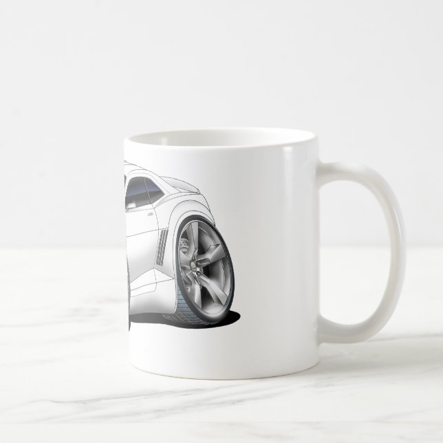 Caneca De Café Carro 2010-11 do branco de Camaro (Direita)