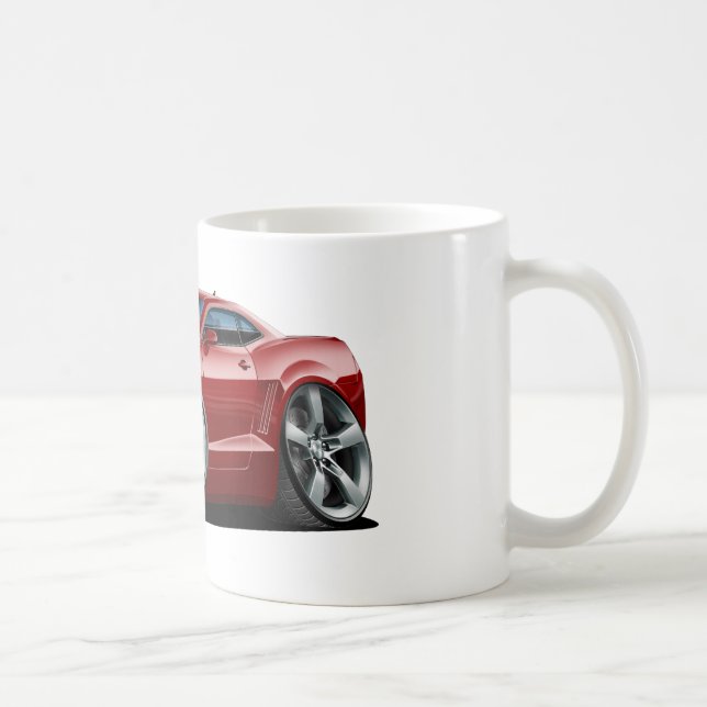 Caneca De Café Carro 2010-12 Marrom-Branco de Camaro (Direita)