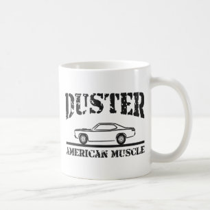 Caneca De Café Carro americano do músculo do espanador de