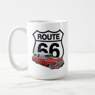 Caneca De Café Carro Clássico da Rota 66