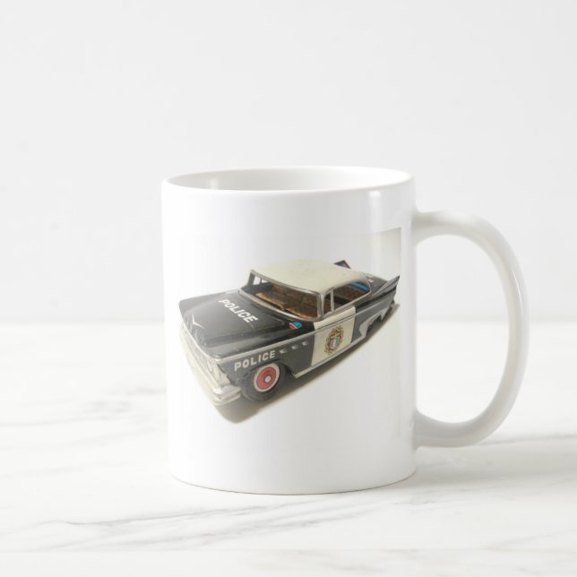 Caneca De Café Carro da Polícia (Direita)